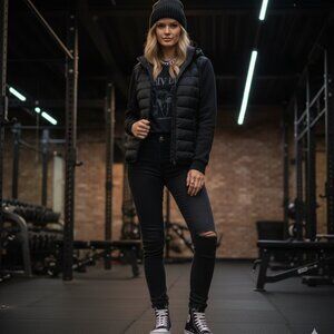 Massimo Dutti light puffer jacket